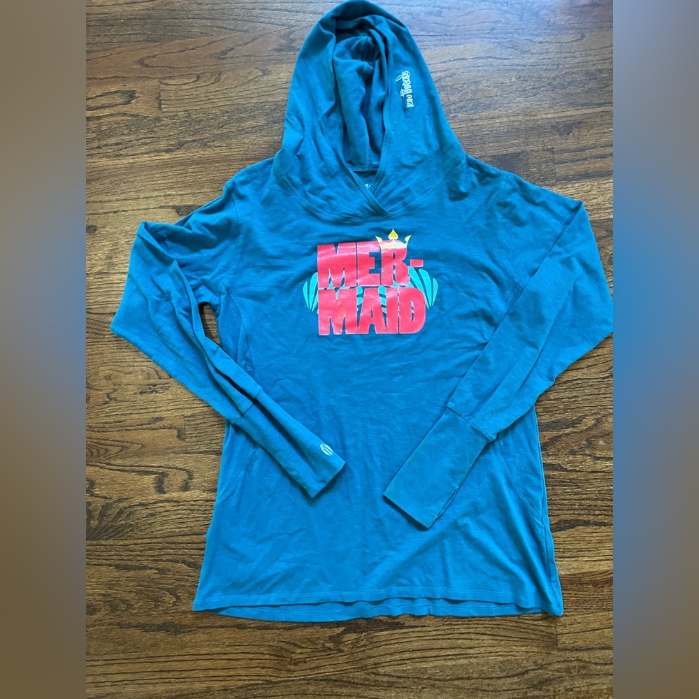RawThreads “Mermaid Princess” Runner’s Hoodie Size XL